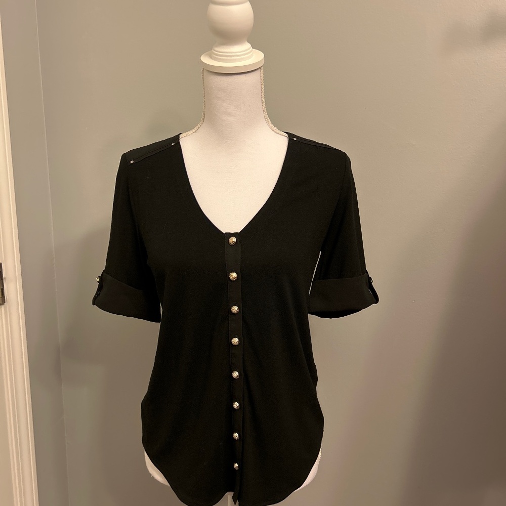 NWOT White House Black Market Button Up Blouse